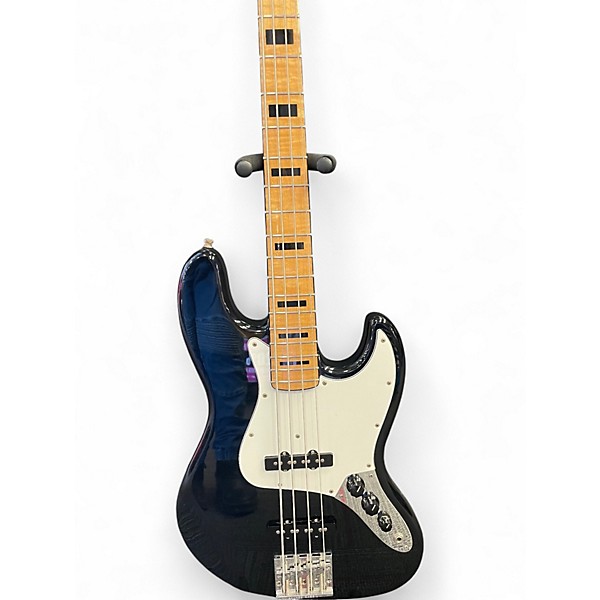 Used Fender MIJ Geddy Lee Signature Jazz Bass Black Electric Bass Guitar