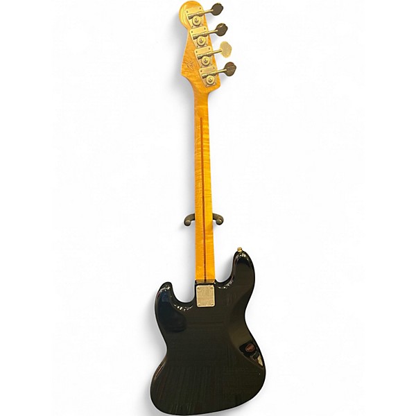Used Fender MIJ Geddy Lee Signature Jazz Bass Black Electric Bass Guitar