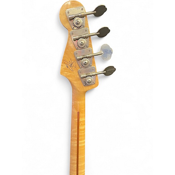 Used Fender MIJ Geddy Lee Signature Jazz Bass Black Electric Bass Guitar