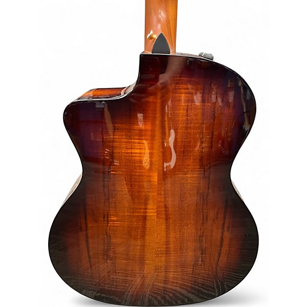 Used Taylor 224CEKDLX Shaded Edge Burst Acoustic Electric Guitar