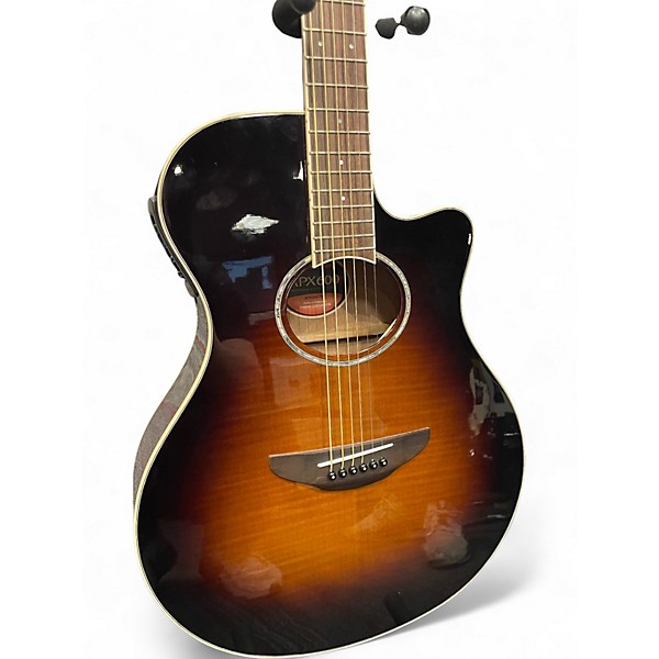 Used Yamaha APX600 2 Tone Sunburst Acoustic Electric Guitar