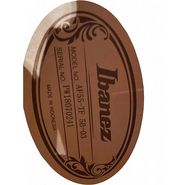 Used Ibanez AF55TF DARK NATURAL Hollow Body Electric Guitar