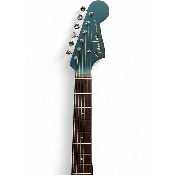 Used Fender Newporter Player OCEAN TEAL Acoustic Electric Guitar