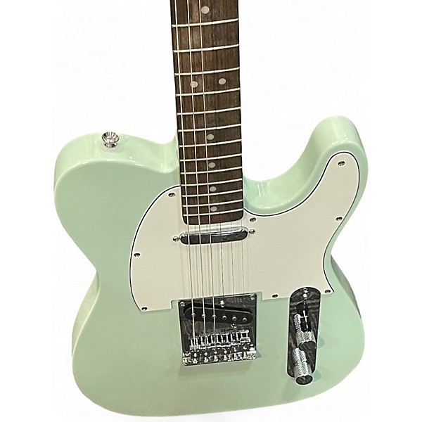 Used Squier Telecaster Mint Green Solid Body Electric Guitar
