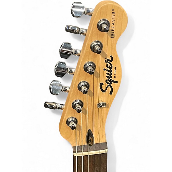 Used Squier Telecaster Mint Green Solid Body Electric Guitar