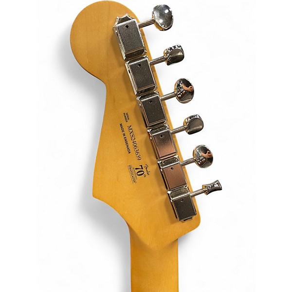 Used Fender PLAYER II STRATOCASTER CHAMBERED ASH  White Blonde Solid Body Electric Guitar