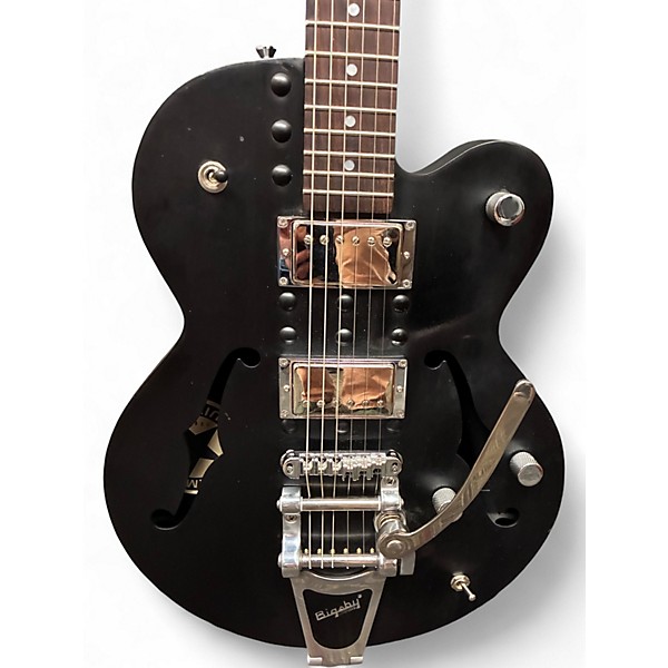 Used Normandy ALUMINUM ARCHTOP ANODIZED OBSIDIAN Hollow Body Electric Guitar