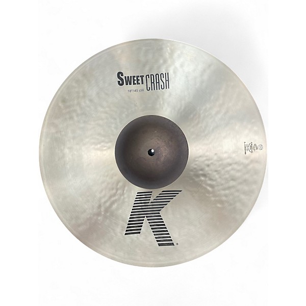 Used Zildjian 18in K Sweet Crash Cymbal