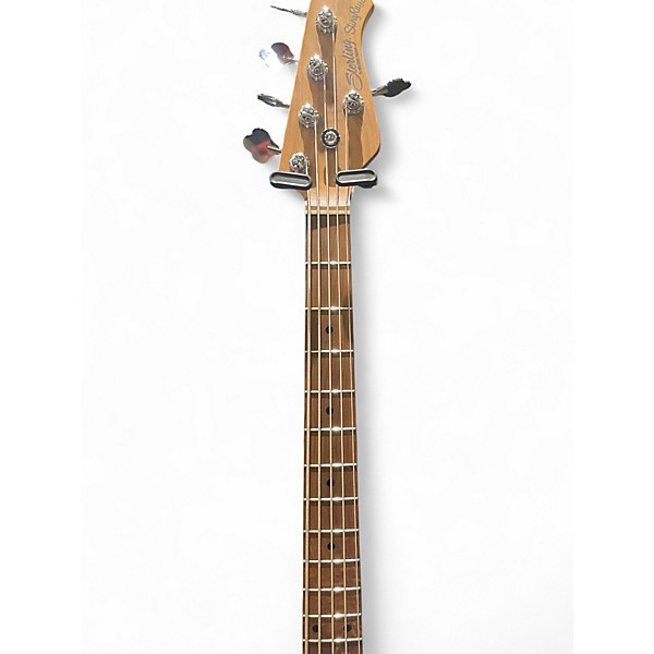 Used Sterling by Music Man Ray35 5 String BLUE SPARKLE Electric Bass Guitar