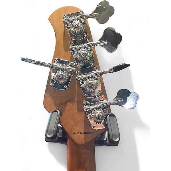 Used Sterling by Music Man Ray35 5 String BLUE SPARKLE Electric Bass Guitar