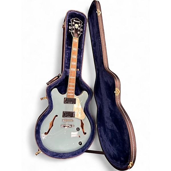 Used Ibanez AS63 Artcore Vibrante Mint Blue Hollow Body Electric Guitar