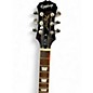 Used Epiphone Les Paul Standard Black and White Solid Body Electric Guitar