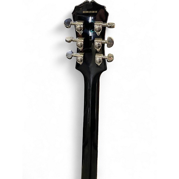 Used Epiphone Les Paul Standard Black and White Solid Body Electric Guitar