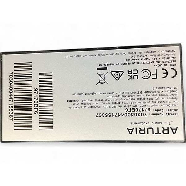 Used Arturia Minilab 3 MIDI Controller