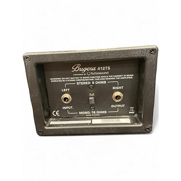 Used Bugera 412 TS Guitar Cabinet