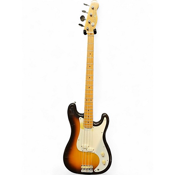 Used Squier bullet bass 2 Color Sunburst Electric Bass Guitar
