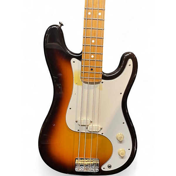 Used Squier bullet bass 2 Color Sunburst Electric Bass Guitar