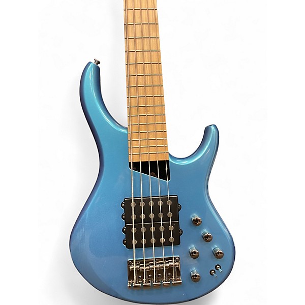 Used MTD Kingston Super 5 Blue Electric Bass Guitar