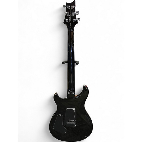 Used PRS SE Custom 24 Black Gold Sunburst Solid Body Electric Guitar