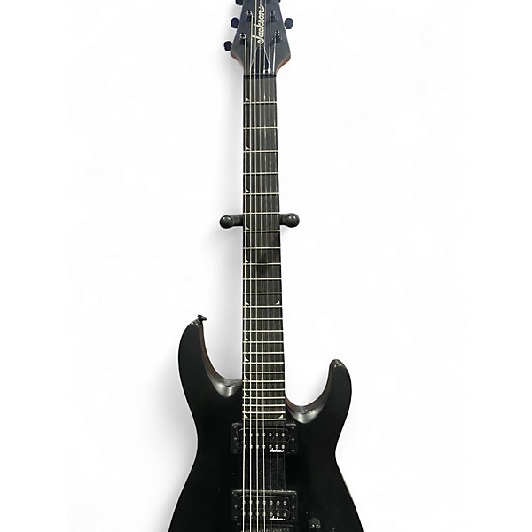 Used Jackson JS22-7 Black Solid Body Electric Guitar