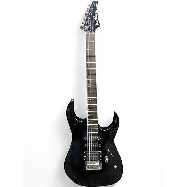 Used Washburn WR120 Black Solid Body Electric Guitar