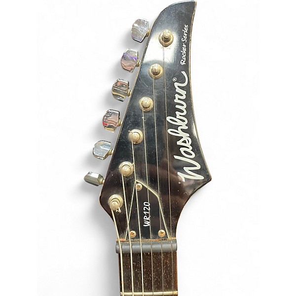 Used Washburn WR120 Black Solid Body Electric Guitar