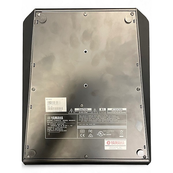 Used Yamaha MG10XU 10 Channel Mixer with Effects Unpowered Mixer