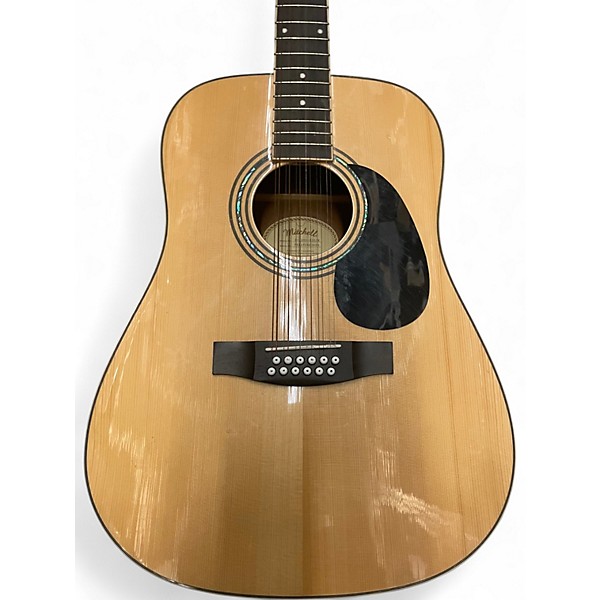 Used Mitchell D120S 12E Natural 12 String Acoustic Electric Guitar