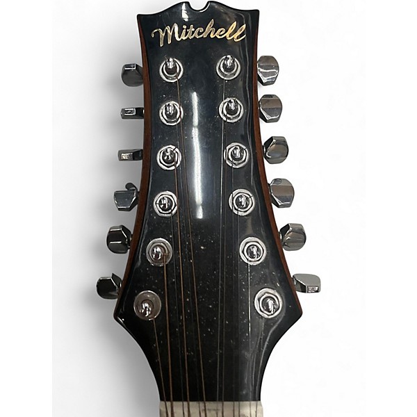 Used Mitchell D120S 12E Natural 12 String Acoustic Electric Guitar