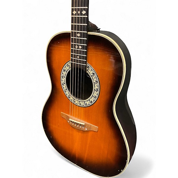 Used Ovation 1112-1 Vintage Sunburst Acoustic Guitar