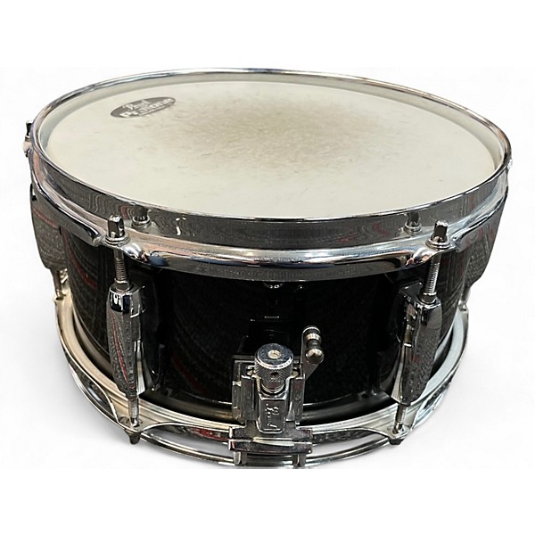 Used Pearl 10X5 Firecracker Snare Black Drum