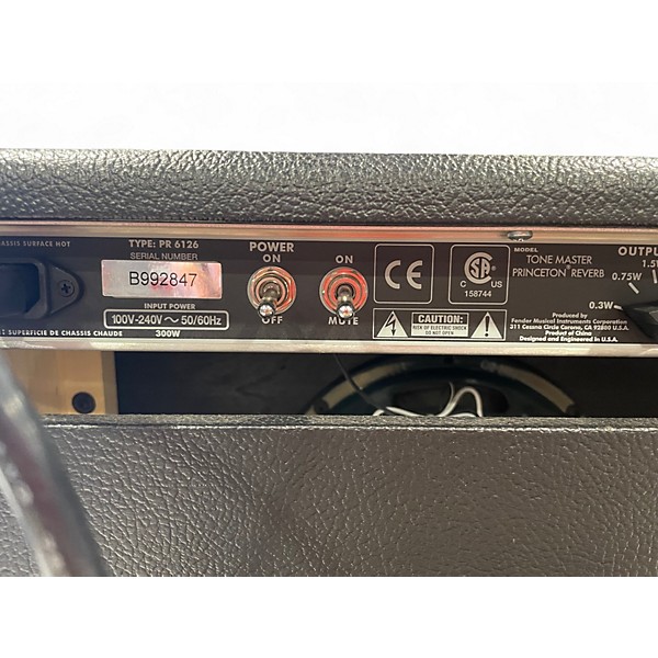 Used Fender Tone Master Princeton Reverb Guitar Combo Amp