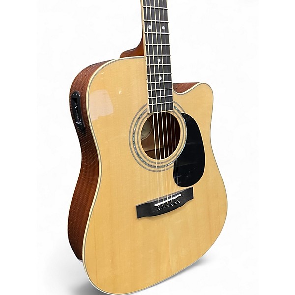 Used Mitchell MD100SCE Natural Acoustic Electric Guitar