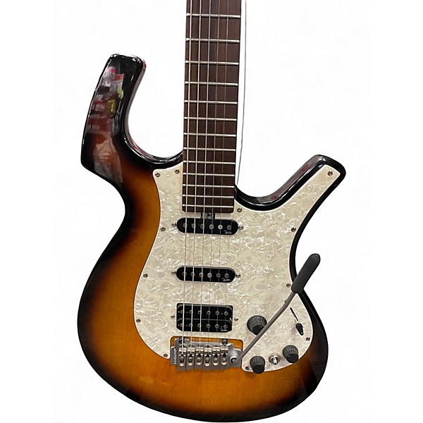 Used 2000s Parker Guitars P38 2 Color Sunburst Solid Body Electric Guitar