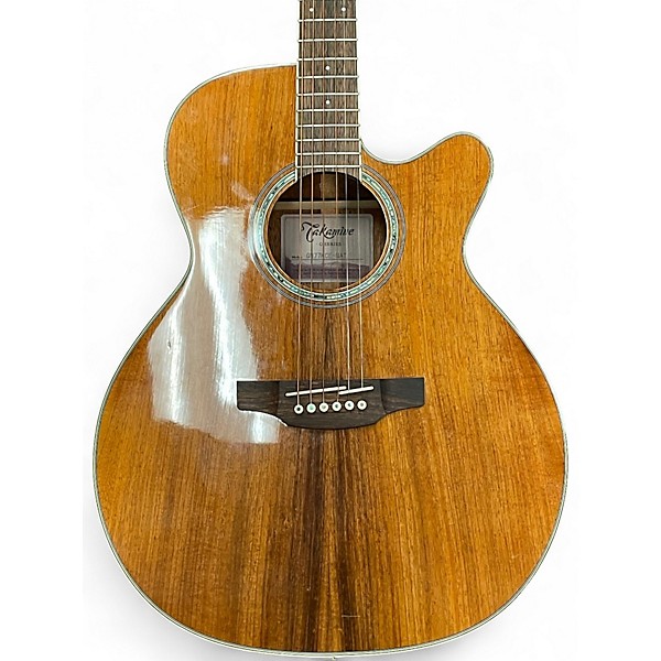 Used Takamine GN77KCE Natural Acoustic Electric Guitar