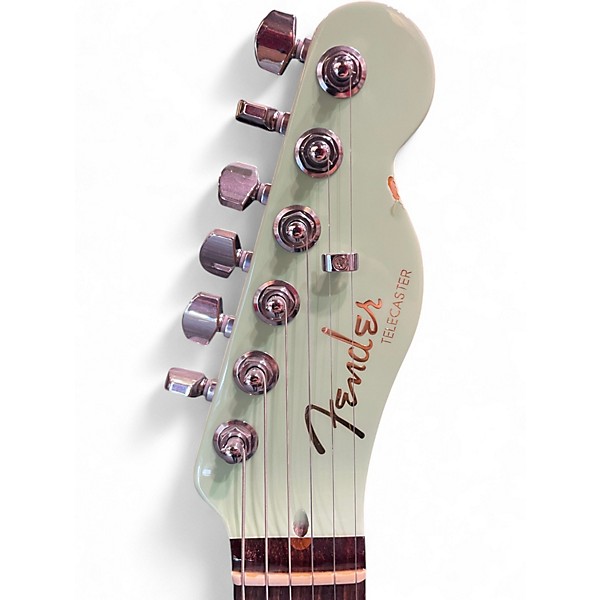 Used Fender Ultra Luxe Telecaster Transparent Surf Green Solid Body Electric Guitar
