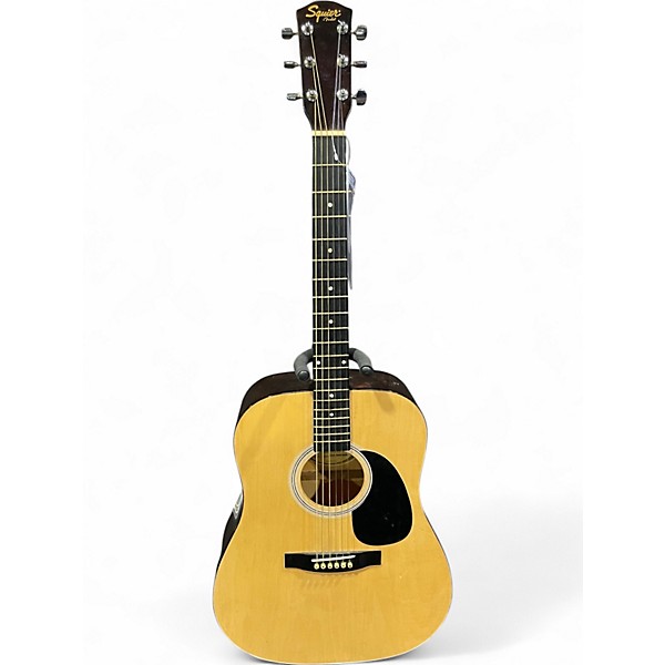 Used Squier 093-0300-149 Natural Acoustic Guitar