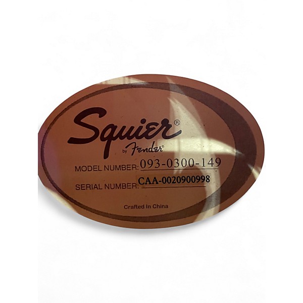 Used Squier 093-0300-149 Natural Acoustic Guitar