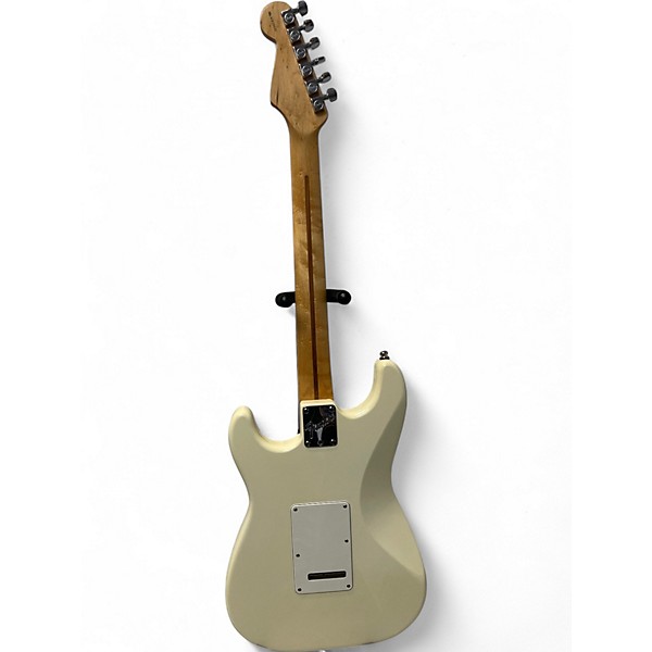 Used Fender American Standard Stratocaster Olympic White Solid Body Electric Guitar