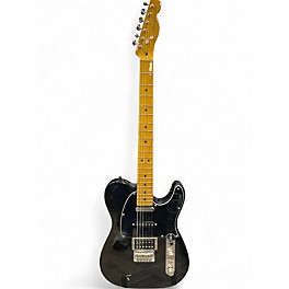 Used Fender Modern Player Telecaster Trans Black Solid Body Electric Guitar