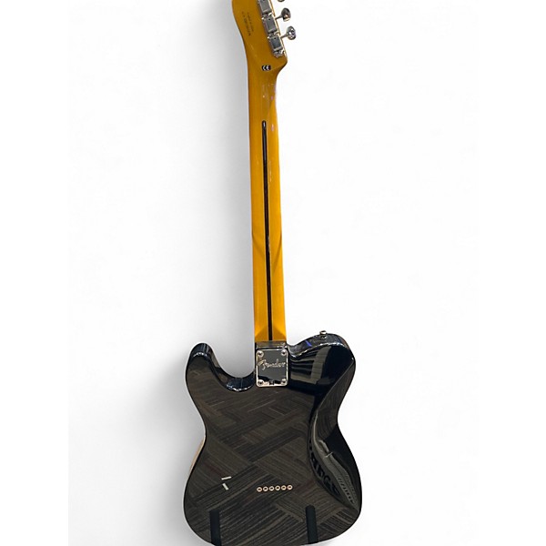 Used Fender Modern Player Telecaster Trans Black Solid Body Electric Guitar