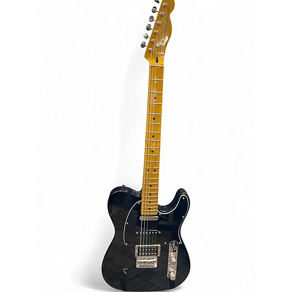 Used Fender Modern Player Telecaster Trans Black Solid Body Electric Guitar