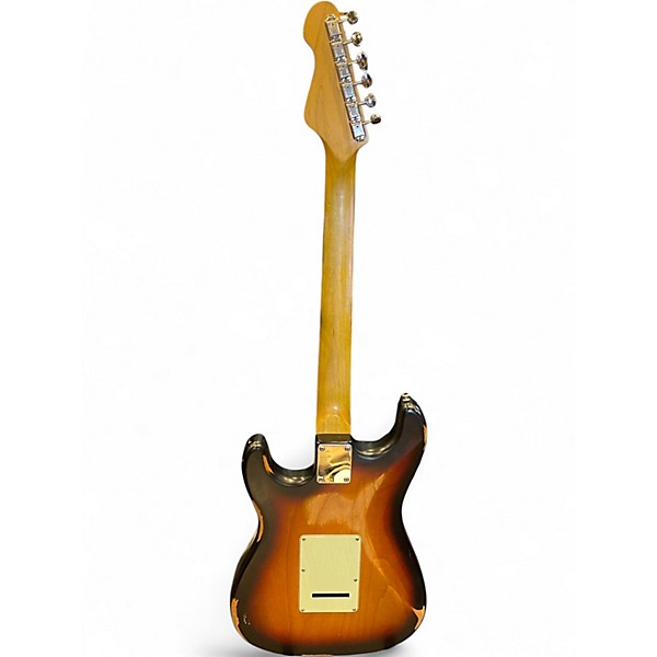 Used Vintage Icon Series V6 Sunburst Solid Body Electric Guitar