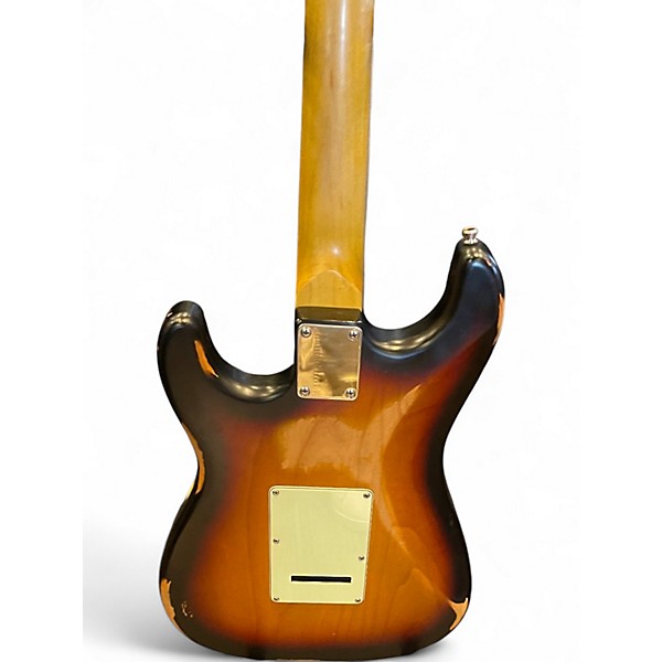 Used Vintage Icon Series V6 Sunburst Solid Body Electric Guitar