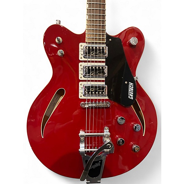 Used Gretsch Guitars G5622T Electromatic Center Block Double Cut Bigsby 3 Pickup Rose Red Hollow Body Electric Guitar