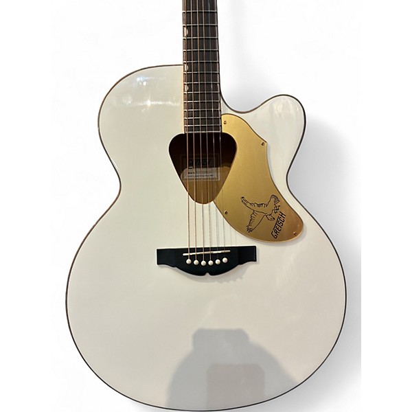 Used Gretsch Guitars G5022CE Rancher Jumbo Alpine White Acoustic Electric Guitar