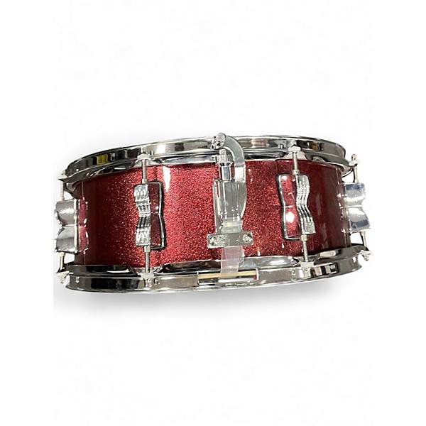 Used Ludwig 14X5.5 Breakbeats By Questlove Snare Red Sparkle Drum