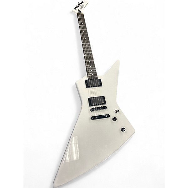 Used Iron Label VOYAGER Arctic White Solid Body Electric Guitar