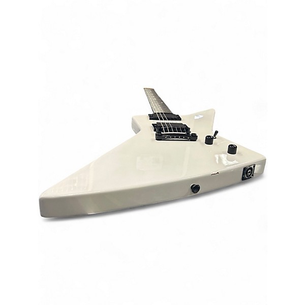 Used Iron Label VOYAGER Arctic White Solid Body Electric Guitar