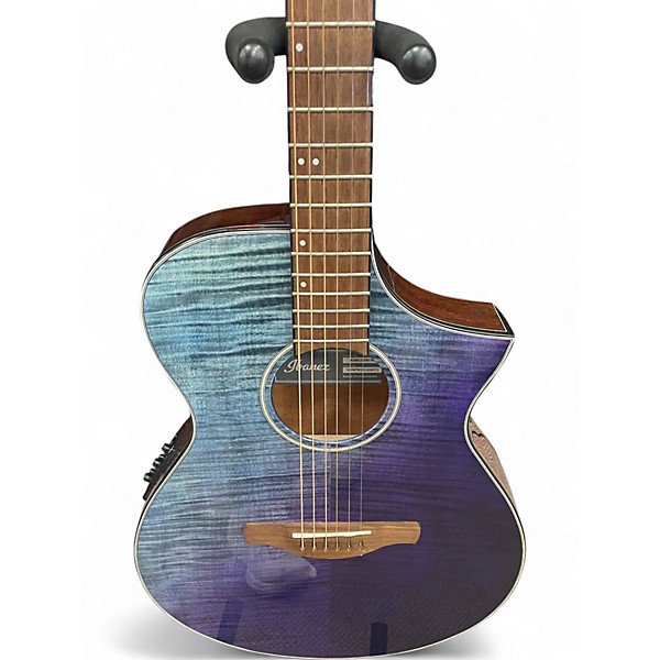 Used Ibanez AEWC32FMPSF BLUE FADE Acoustic Electric Guitar